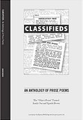 Book Cover: 'Classifieds' An Anthology of Prose Poems, the "Object Poem" turned inside out...